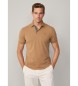 Hackett London Tailored polo shirt brown