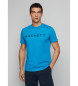 Hackett London Essentieel T-shirt blauw