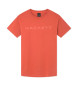 Hackett London T-shirt Essential pomarańczowy