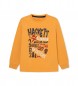 Hackett London T-shirt gráfica Mustard