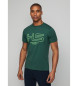 Hackett London T-shirt com logótipo Hs verde