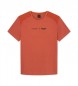 Hackett London T-shirt ibrida arancione