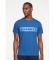 Hackett London Logo Print T-shirt blue