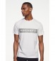 Hackett London T-shirt bianca con logo stampato