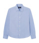 Hackett London Ceromonial poplin-skjorte blå