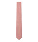 Hackett London Gravata de seda sólida de cambraia cor-de-rosa