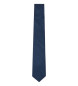 Hackett London Svilena kravata Chambray Solid navy