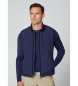 Hackett London Colete Channel Gilet azul-marinho