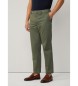 Hackett London Sanderson Classic Fit Chino hlače zelena