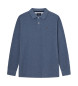 Hackett London Polo Classic Fit Logo Ls bleu