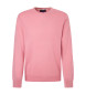 Hackett London Pullover med albuelapper i pink