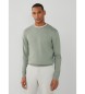 Hackett London Kašmirski pulover zelene barve