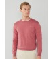 Hackett London Rožnati svileni pulover