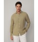 Hackett London Camicia verde su misura