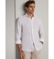 Hackett London Chemise à coupe ajustée blanche