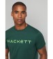 Hackett London T-shirt essencial verde 
