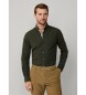 Hackett London Camisa Flannel Multi verde
