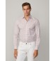 Hackett London Camicia stampata con foulard rosso