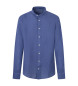 Hackett London Garment Dye skjorta i linne blå
