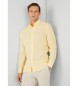 Hackett London Garment Dye skjorte gul