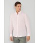 Hackett London Garment Dye skjorte lyserød