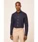 Hackett London Oxford-Hemd Navy