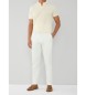 Hackett London Pantalon chino Texture blanc