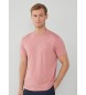 Hackett London Gmt Dye T-shirt różowy
