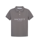 Hackett London Klasyczna szara koszulka polo