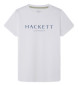 Hackett London Hackett Majica z logotipom bela
