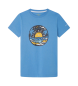 Hackett London Sonnenuntergang T-shirt blau