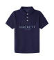 Hackett London Pólo de corte clássico azul-marinho