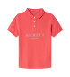 Hackett London Klassisches Poloshirt in Koralle