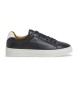 Hackett London Sneakers Hackney Lace in pelle nera