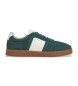 Hackett London Harper League Leren Sneakers groen