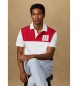 Hackett London Heritage Rugby Poloshirt rot