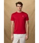 Hackett London T-shirt com log�tipo pequeno vermelho