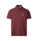 Hackett London Heritage Harry Burgundy maroon polotröja