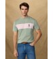 Hackett London T-shirt verde Heritage NBR