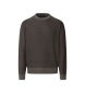 Hackett London Honeycomb Stitch jumper brown