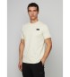 Hackett London Camiseta HS Badge beige