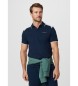 Hackett London HS Colour Block marinblå polotröja