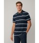 Hackett London Classic fit Sport navy polo shirt