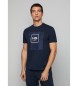 Hackett London Grafisch T-shirt marine