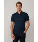 Hackett London Sport slim fit polotröja marinblå