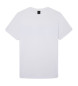 Hackett London T-shirt bianca con logo Hs Insert