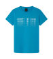 Hackett London T-shirt HS con logo blu sfumato