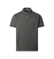 Hackett London Polo Jacquard Kragen grau