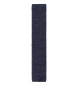 Hackett London Cravate en soie tricotée marine Marl