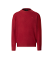 Hackett London Trui van lamswol rood